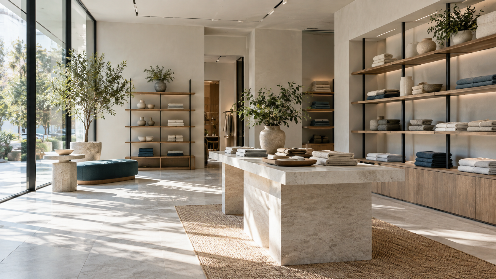 Immagine illustrativa di uno showroom curato